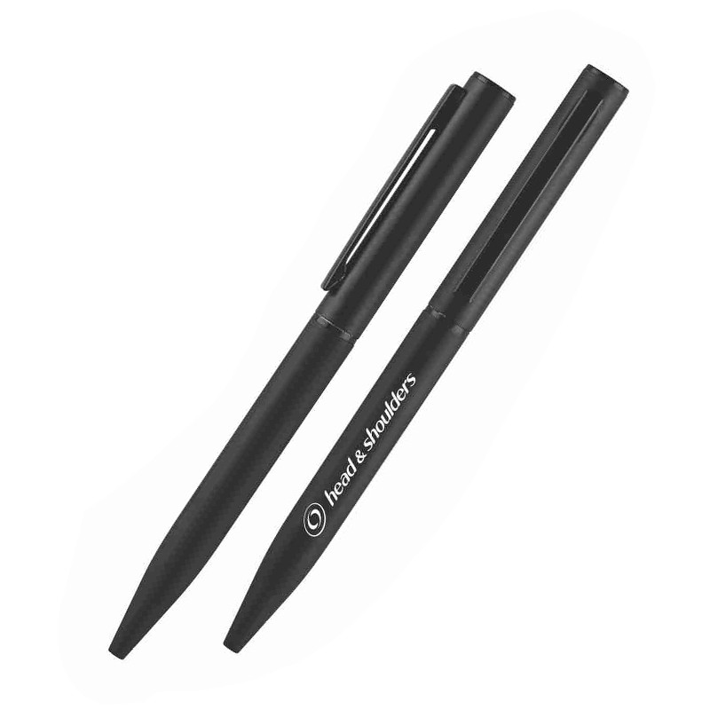 Metal Body Full Black Ball Pen