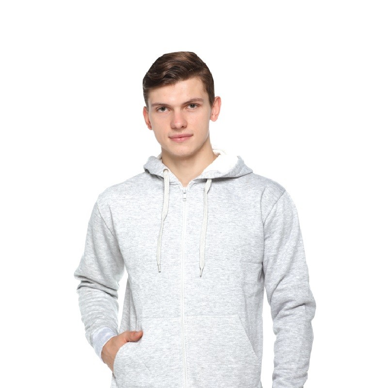 Zippered Sweatshirt With Hood