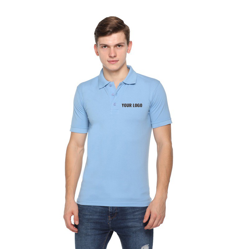 Cotton Polo Neck T-Shirt
