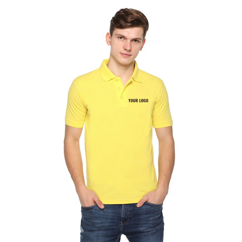 Cotton Polo Neck T-Shirt