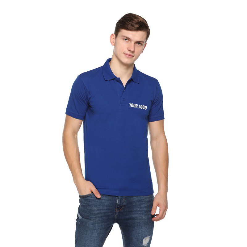 Cotton Polo Neck T-Shirt