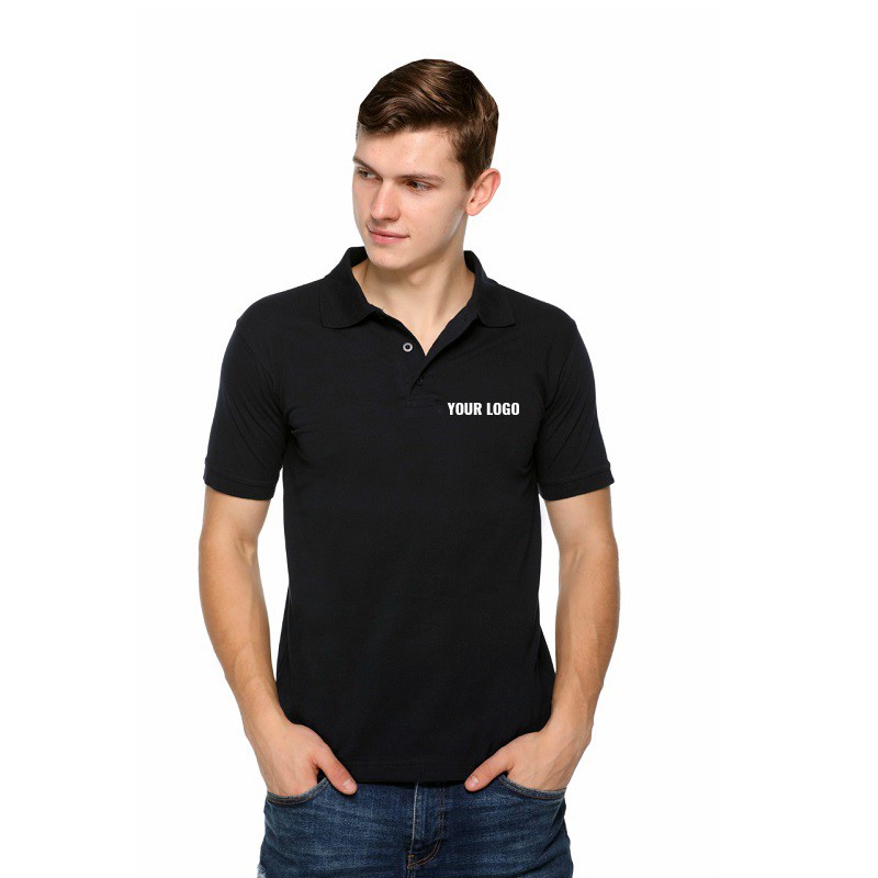 Cotton Polo Neck T-Shirt