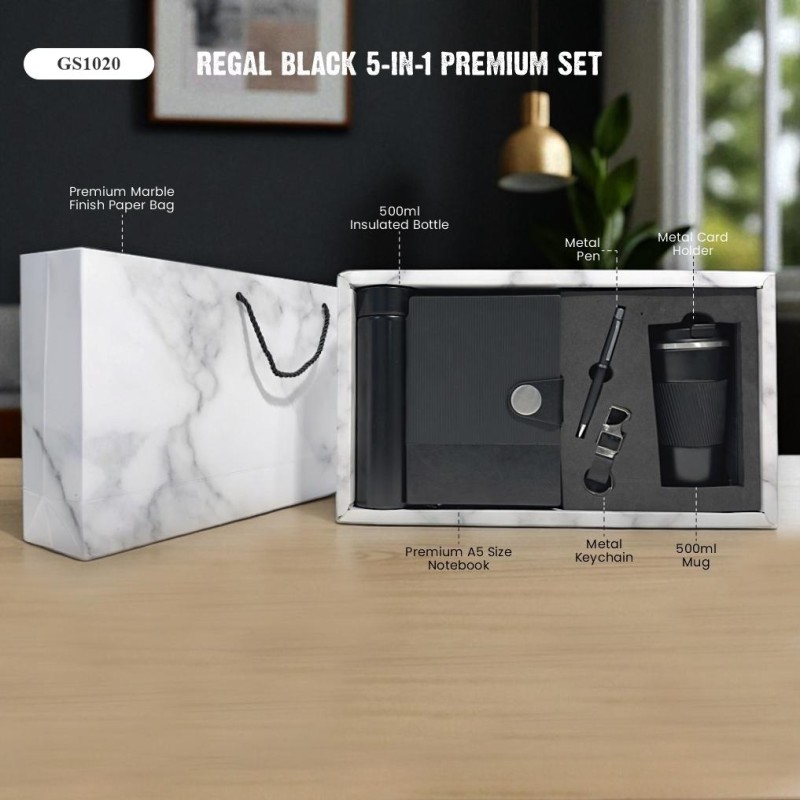 Regal Black 5 in 1 Premium Set