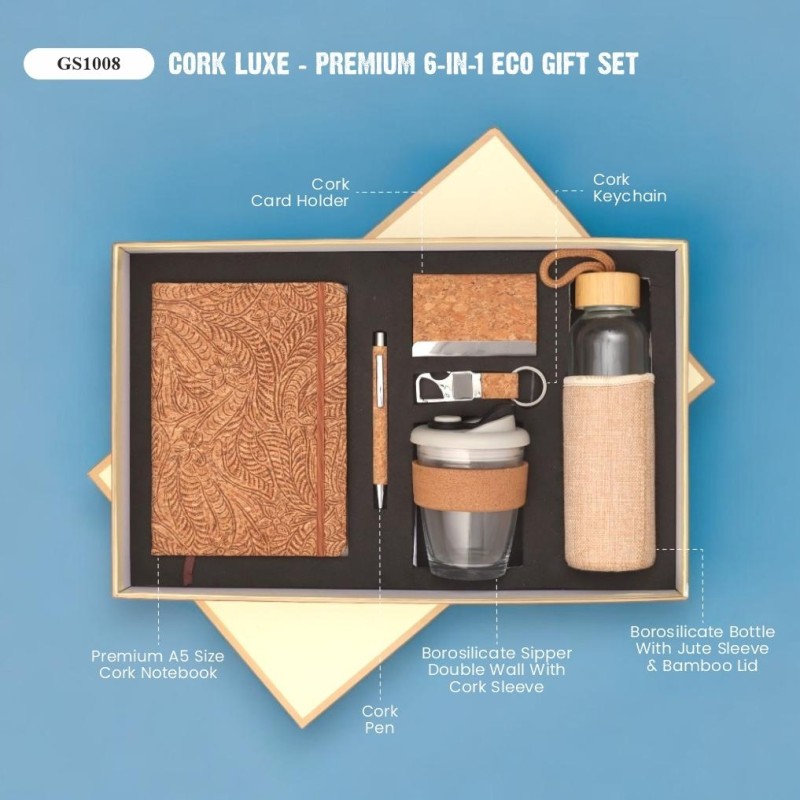Cork Luxe – Premium 6-in-1 Eco Gift Set