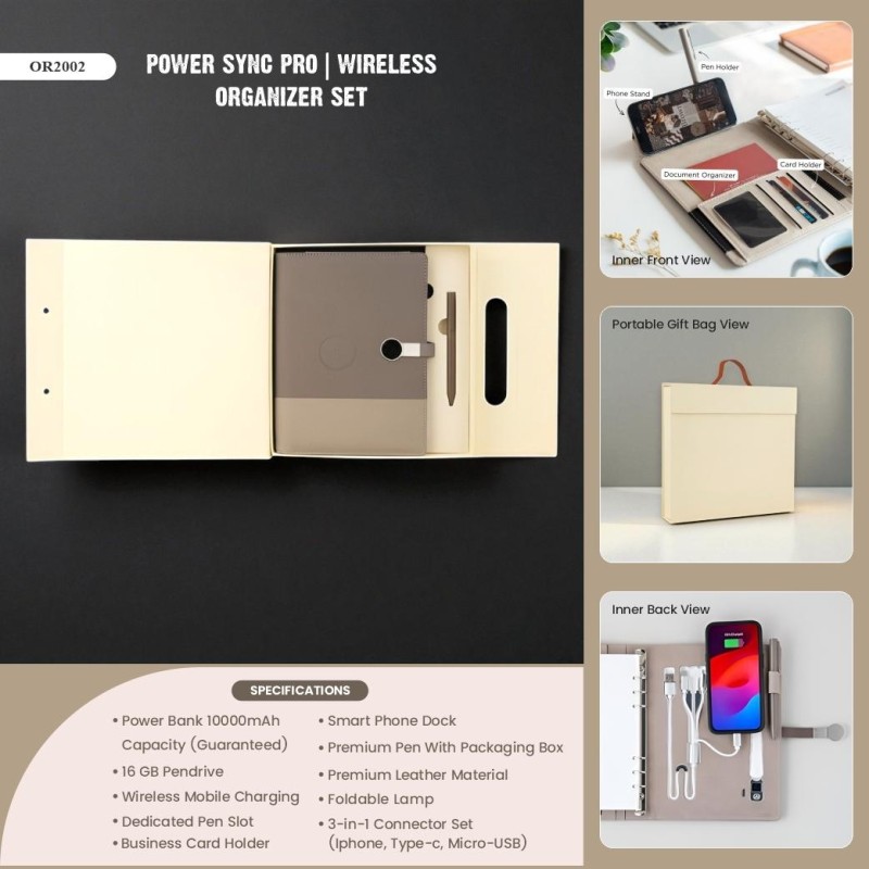 Power Sync Pro | Wireless Organizer Set