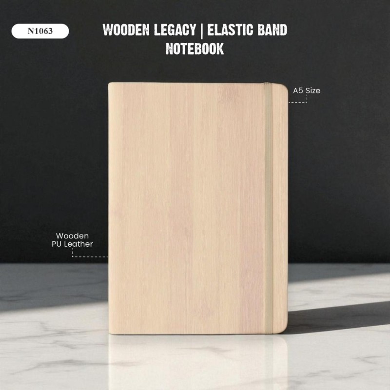 Wooden Legacy | Elastic Band Notebook