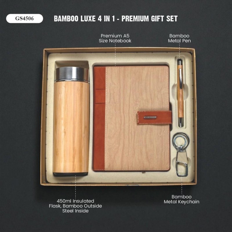 Bamboo Luxe 4 in 1 - Premum Gift Set