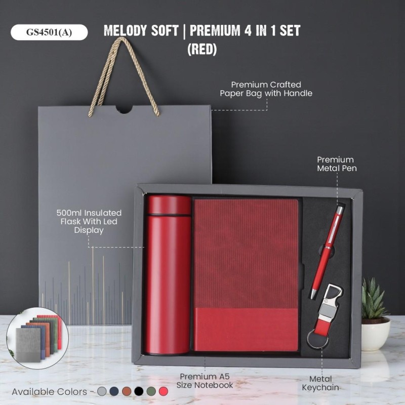Melody Soft | Premium 4 in 1 Set (Red)