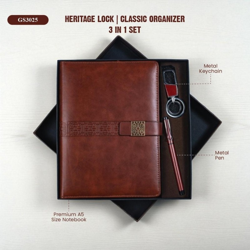 Heritage Lock | Classic Organizer 3 in 1 Set