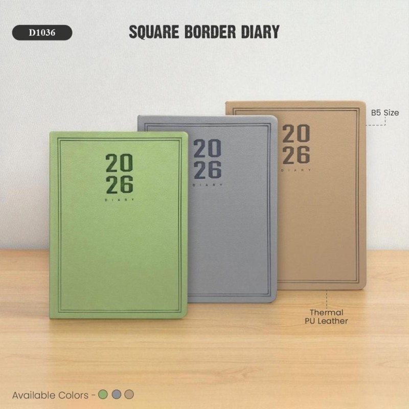 Square Border Diary