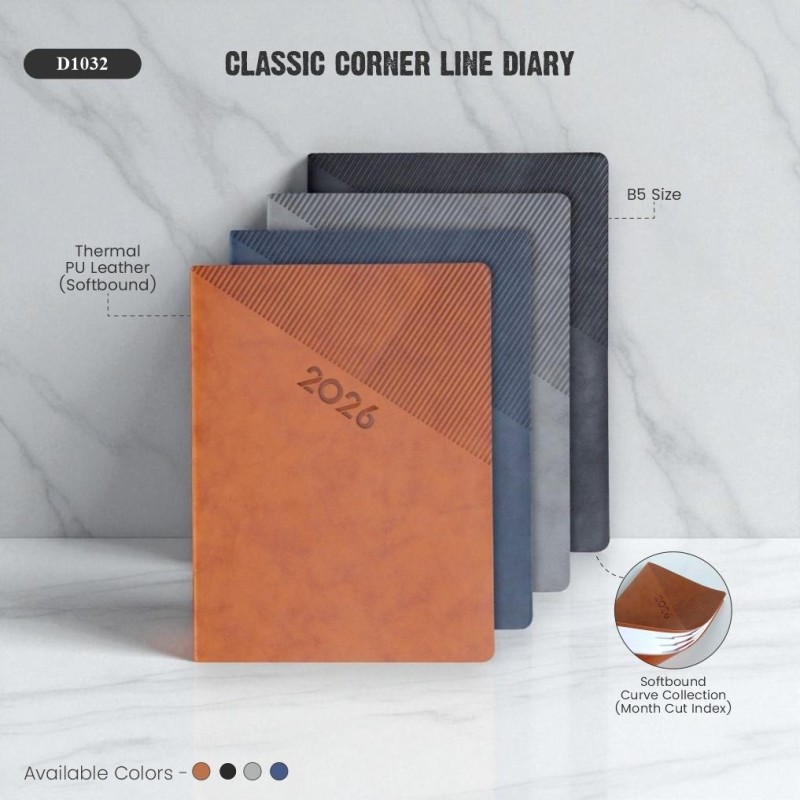 Classic Corner Line Diary