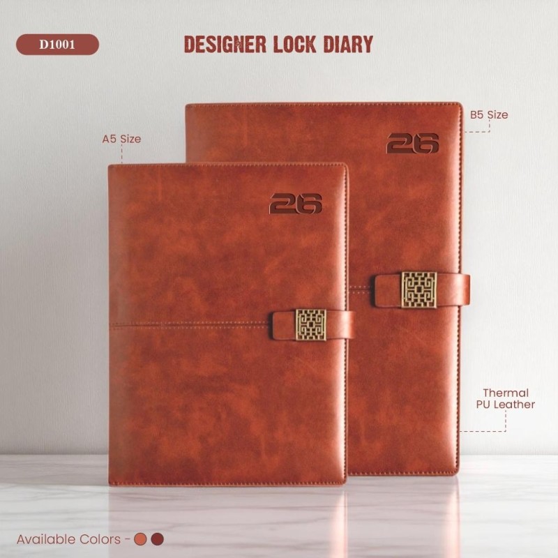 Designer Lock Diary