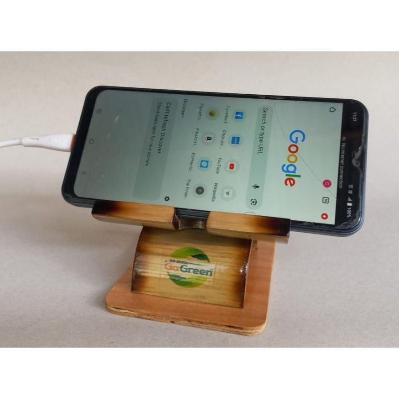 Bamboo Mobile Holder