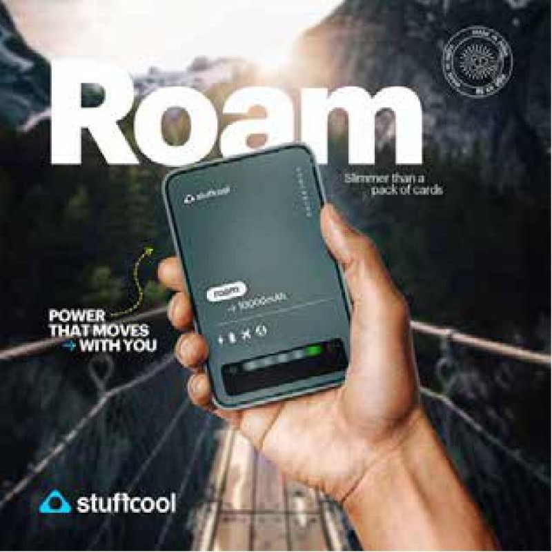 Roam 10000mAh Super Compact Fast Charging Powerbank